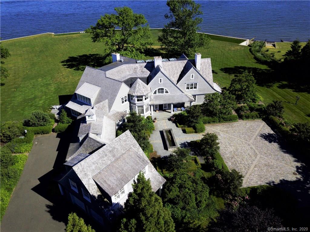 Phil Donahue And Marlo Thomas Former Waterfront Westport Stunner Lists For 28m Aerial