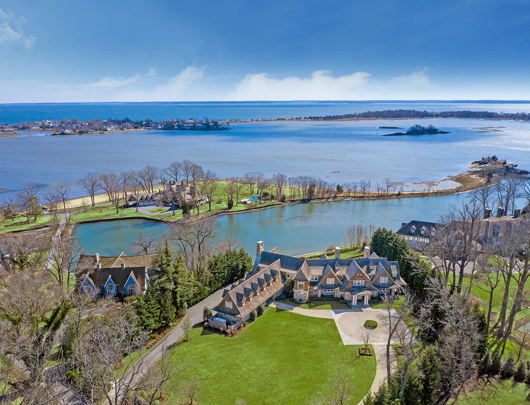 Shingle Style Greenwich Home Owned By The Former Ceo Of Aol Asks 26 8m Aerial