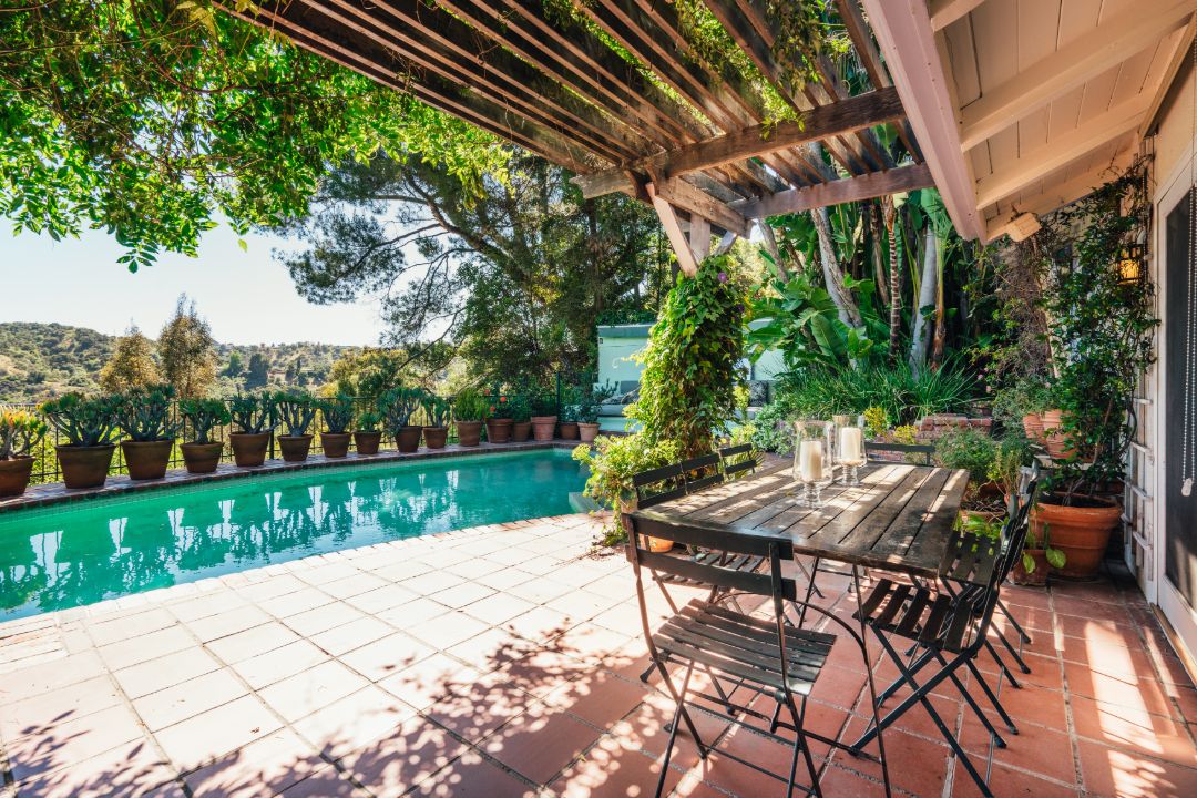 Stockard Channing Laurel Canyon Patio