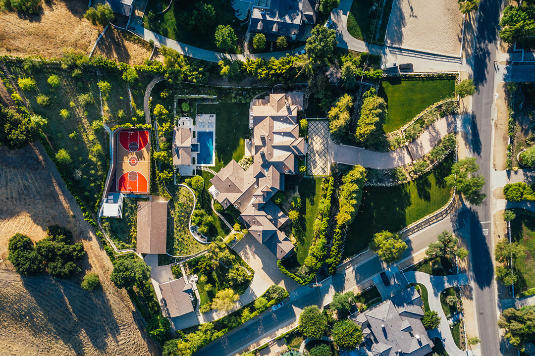 The Weeknds Captivating Hidden Hills Mansion For Sale 25m Aerial