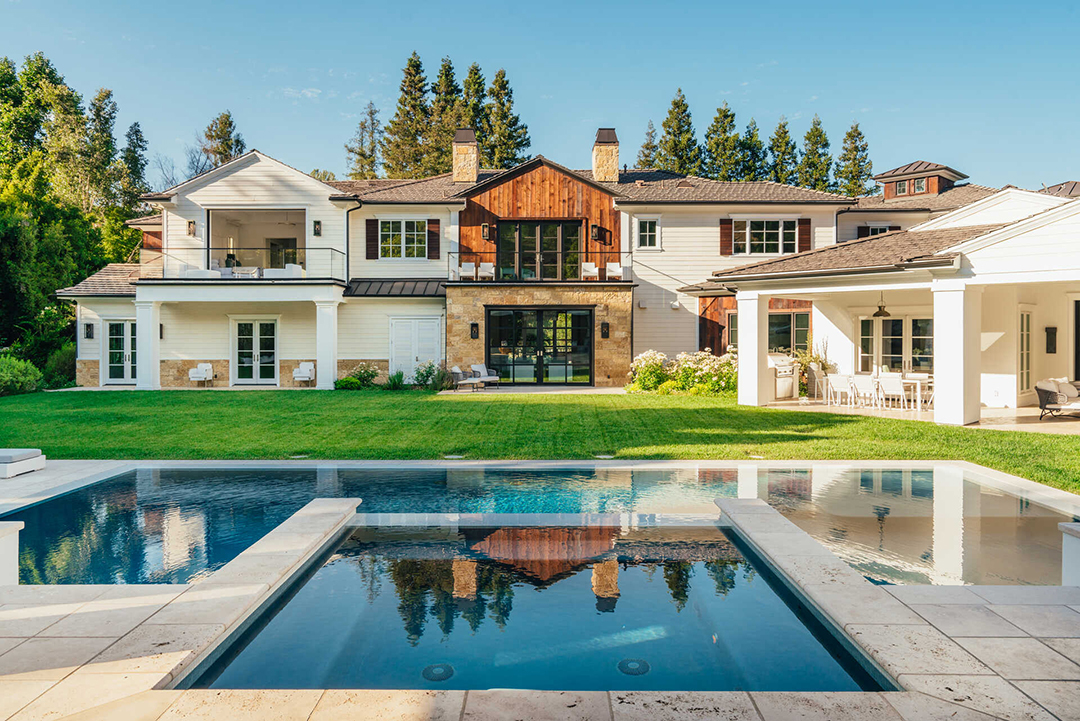 The Weeknds Captivating Hidden Hills Mansion For Sale 25m Exterior Pool