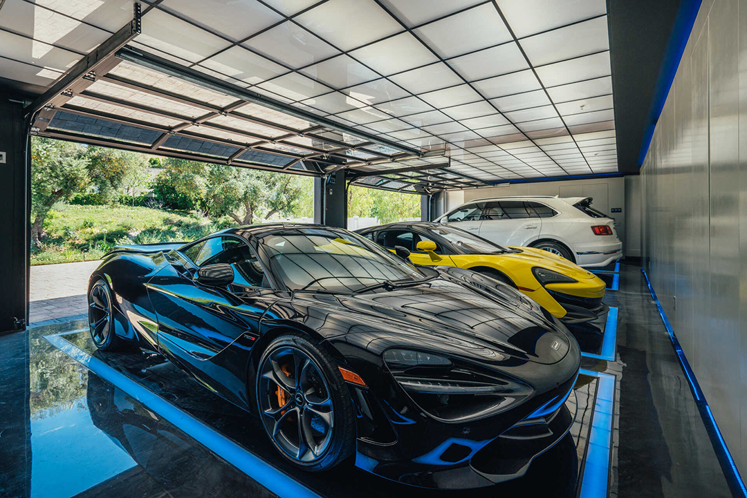 The Weeknds Captivating Hidden Hills Mansion For Sale 25m Garage Lights