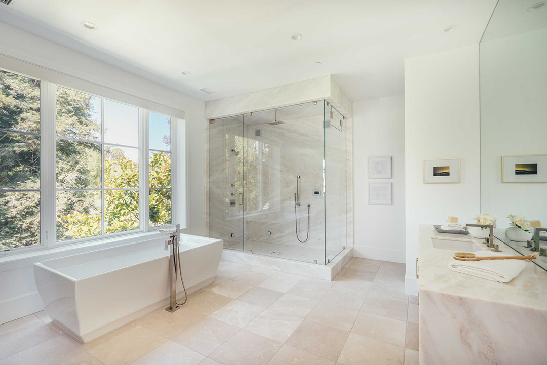 The Weeknds Captivating Hidden Hills Mansion For Sale 25m Master Bath
