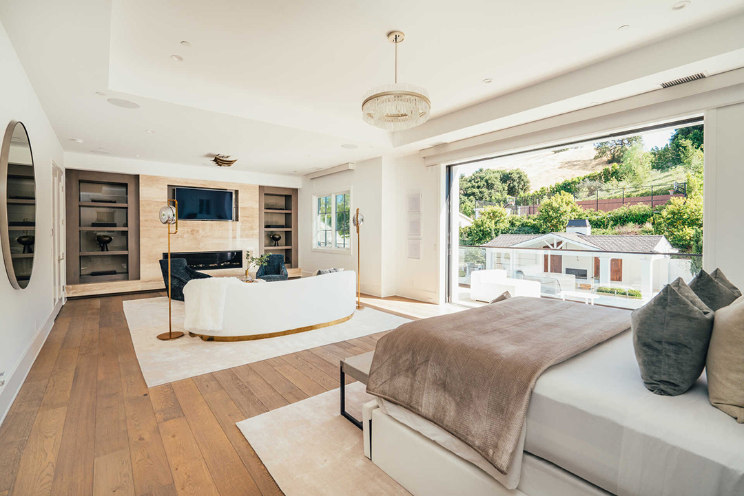 The Weeknds Captivating Hidden Hills Mansion For Sale 25m Master Bedroom