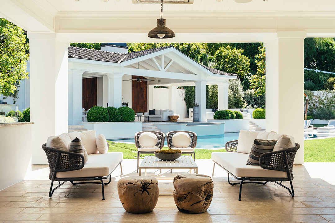 The Weeknds Captivating Hidden Hills Mansion For Sale 25m Patio