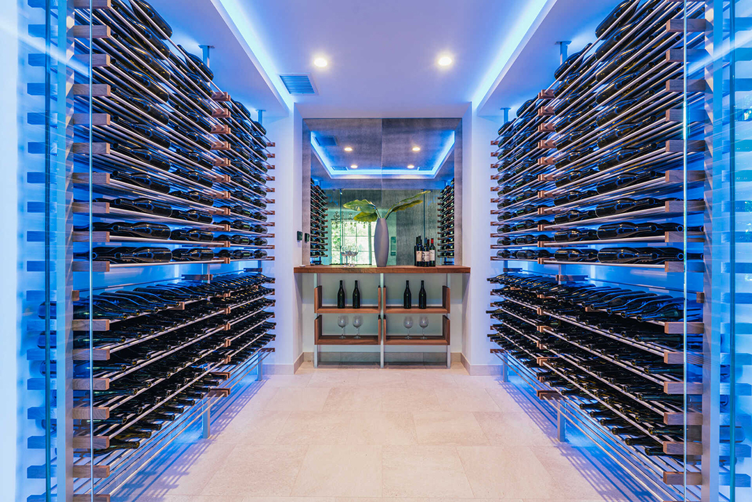 The Weeknds Captivating Hidden Hills Mansion For Sale 25m Wine Room