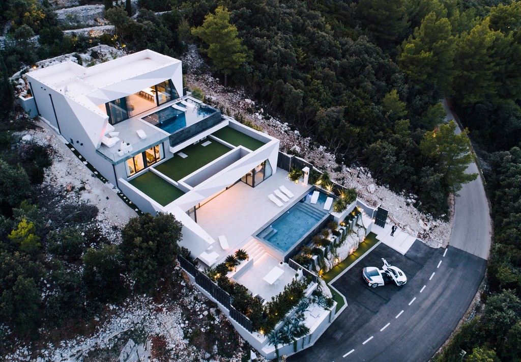 Tour An Architectural Masterpiece Listed On A Dreamy Island In Croatia Aerial B