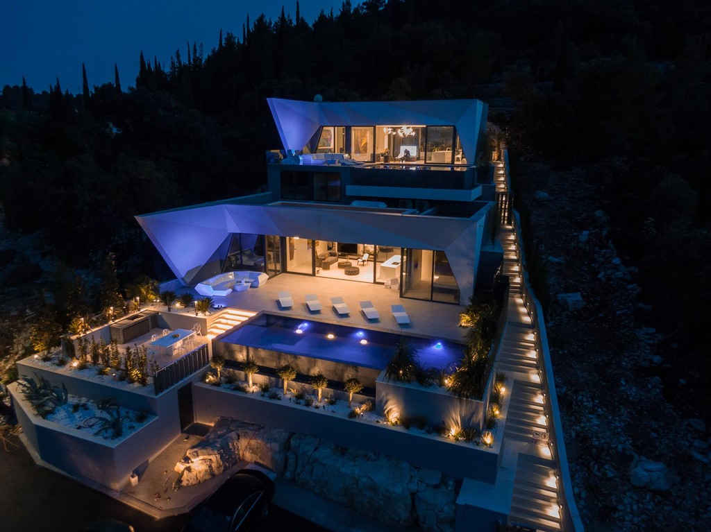 Tour An Architectural Masterpiece Listed On A Dreamy Island In Croatia Night Shot