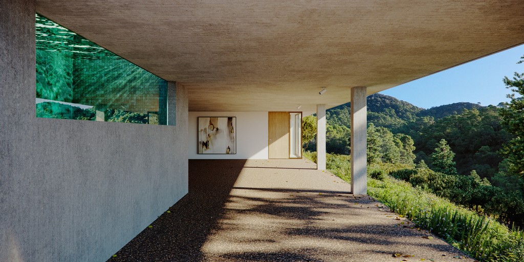 2 2m Modern Oasis Blends Into Nature In The Hills Of Marbella Spain Covered