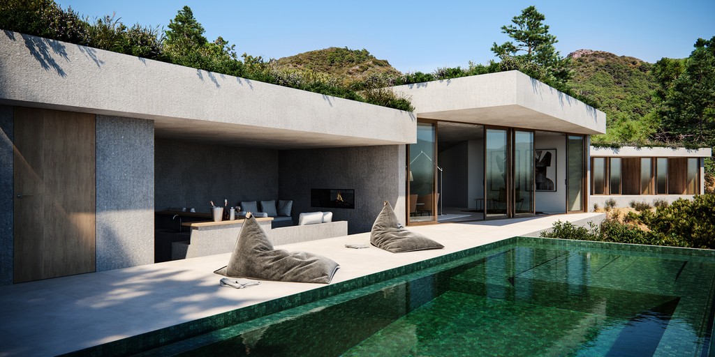 2 2m Modern Oasis Blends Into Nature In The Hills Of Marbella Spain Pool