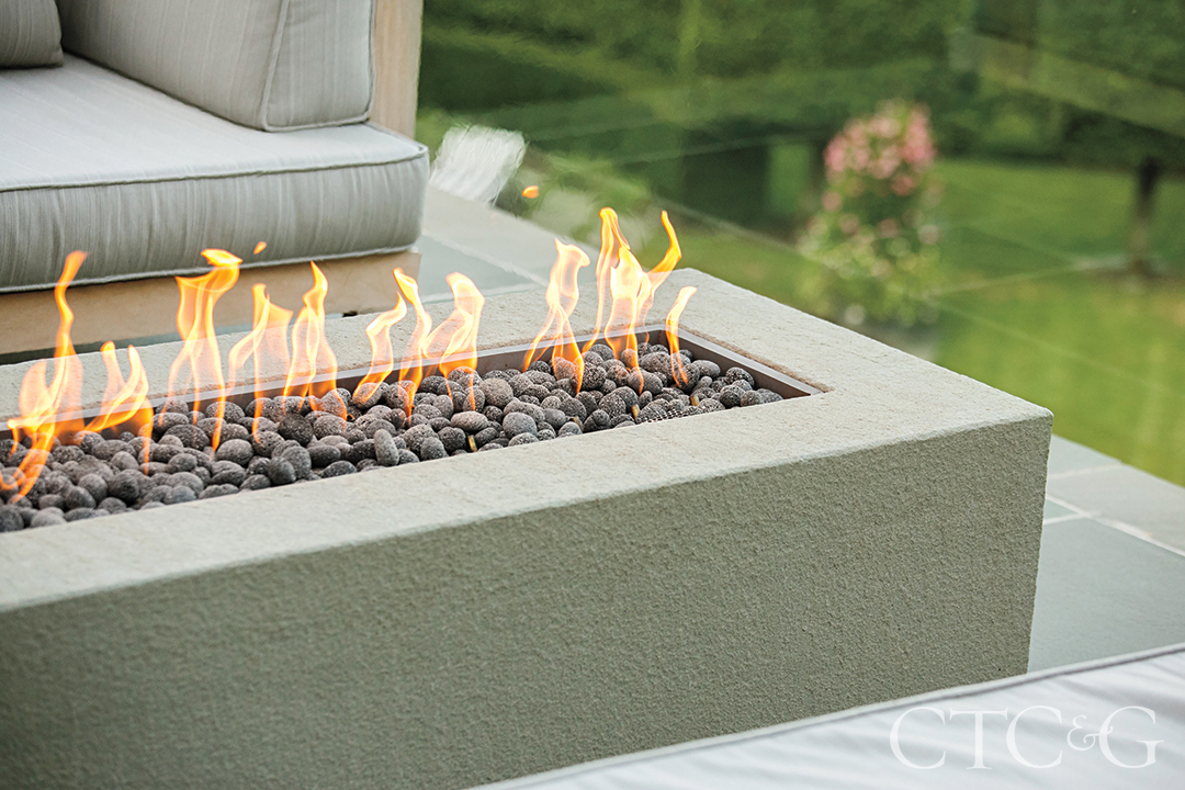 Greenwich Patio Custom Fire Feature
