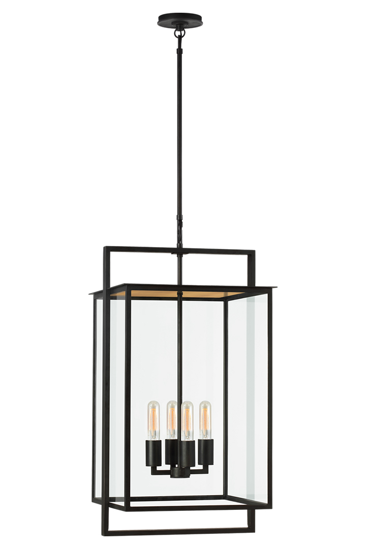 Halle Mixed Metal Lantern
