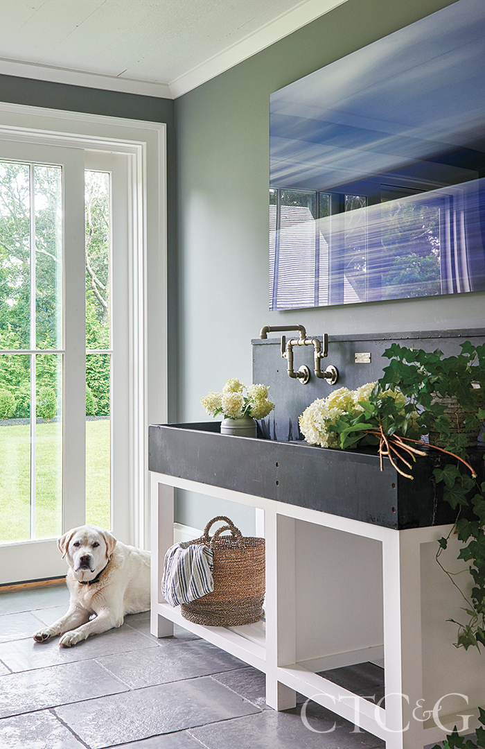 Martha's Vineyard New Construction Mudroom
