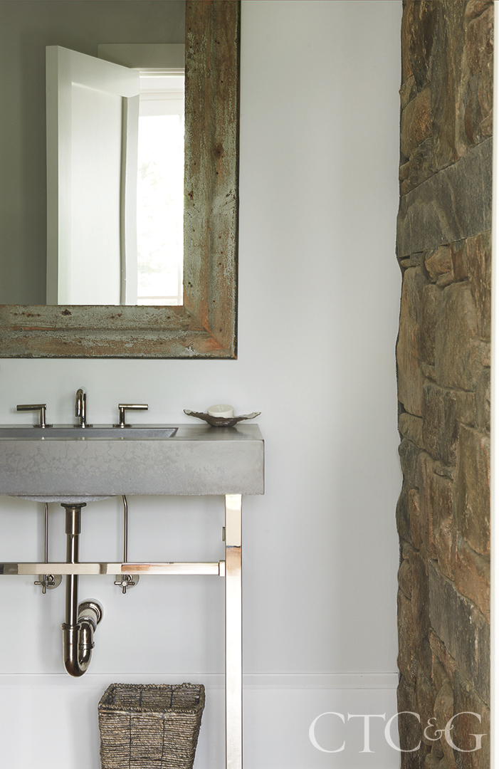 Martha's Vineyard New Construction Powder Room