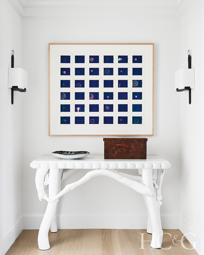 Westhampton Beach Hallway With Table And Art