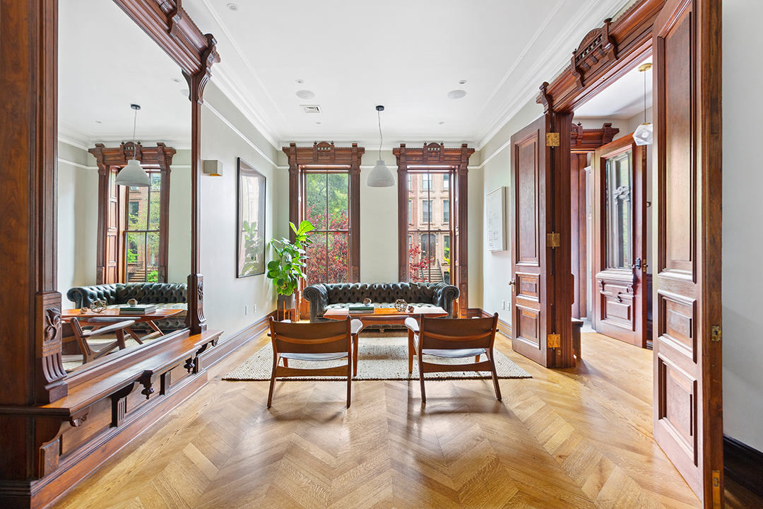Childrens Book Author Lists A Fairytale Worthy Restored Bed Stuy Brownstone Living Room B