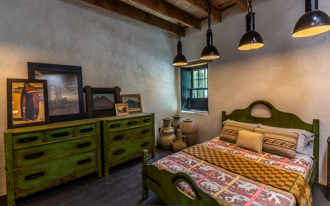 Diane Keaton Lists Exquisite Circa 1879 Adobe Home In Tucson Bedroom