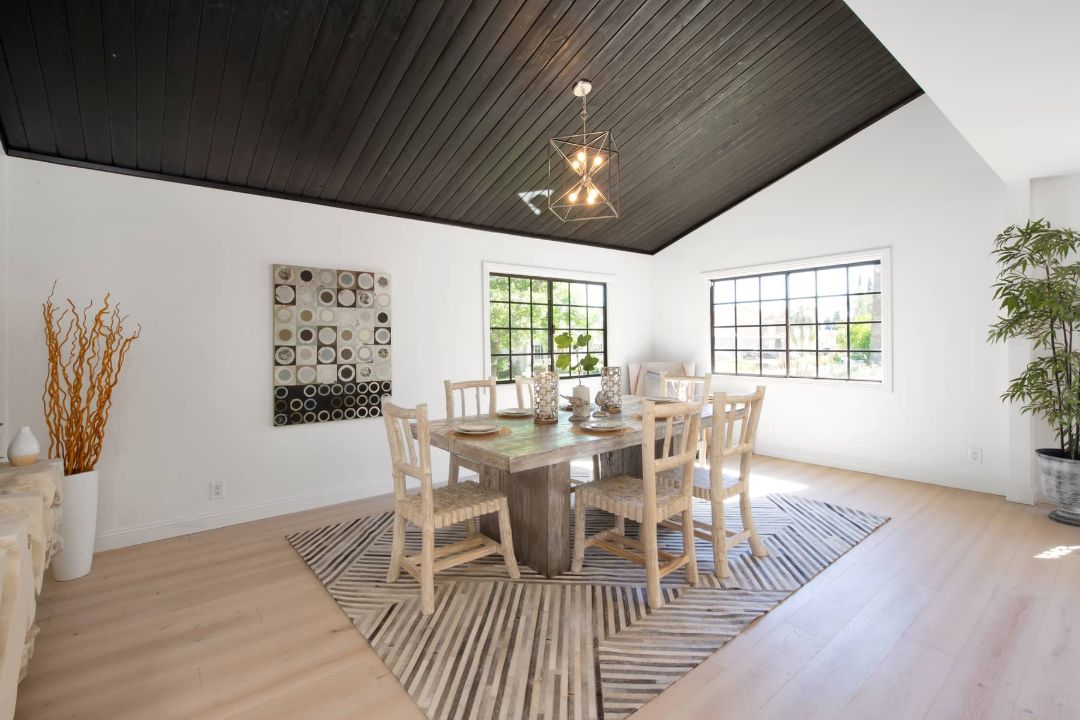 Jennifer Lopez Los Angeles Eco Friendly Bungalow Dining Room