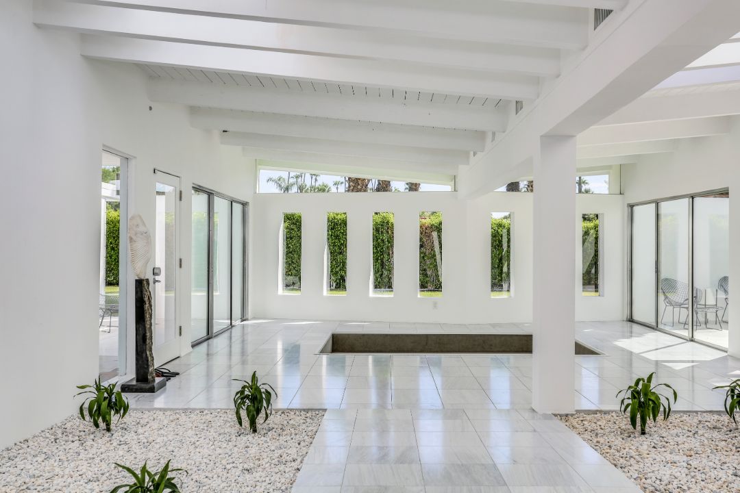 Lawford Kennedy Estate Palm Springs Sculptural Foyer