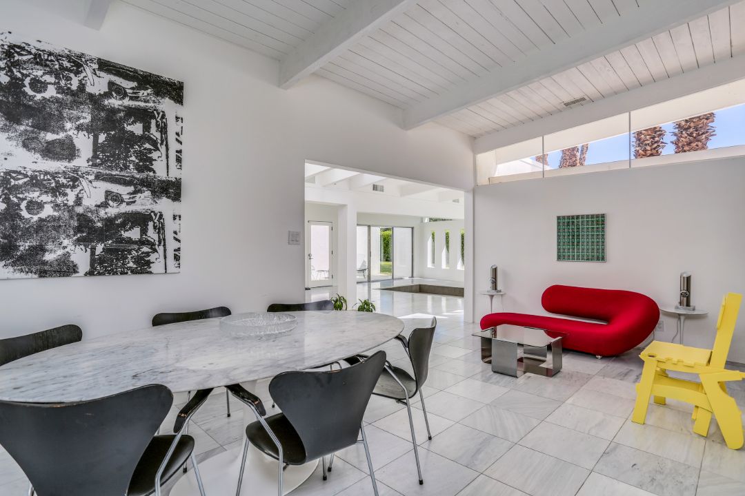 Lawford Kennedy Estate Palm Springs Breakfast Table