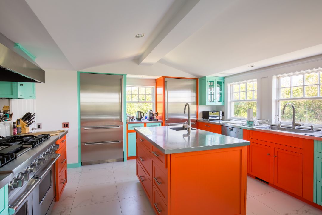 Marthas Vineyard Private Beach Kitchen