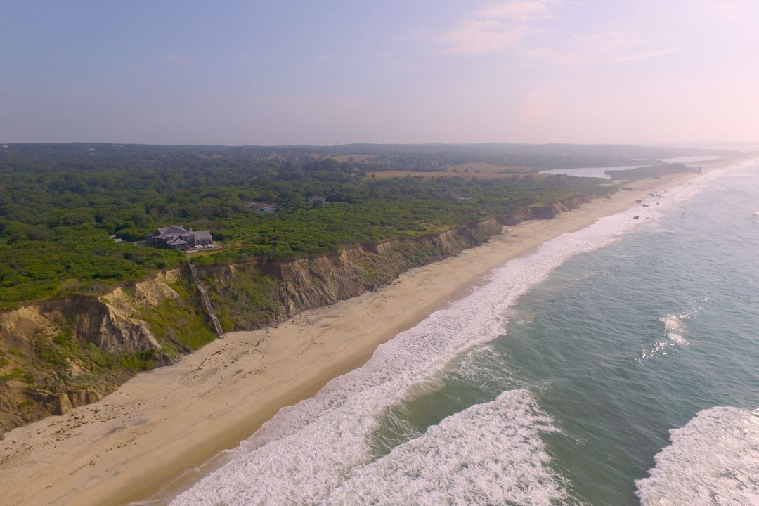 Marthas Vineyard Private Beach Aerial II