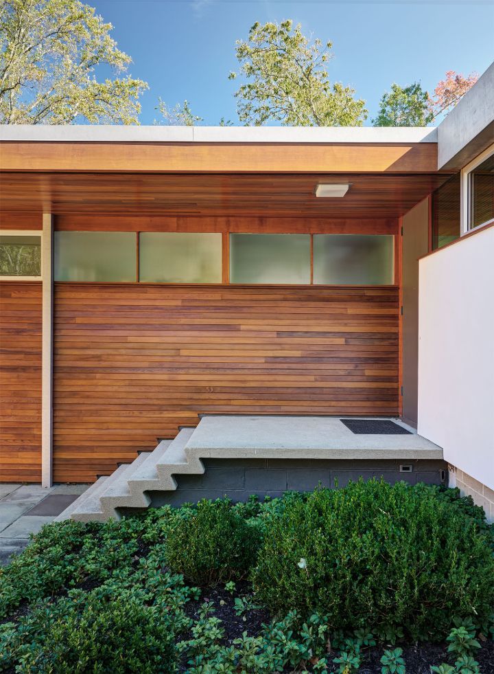 Richard Neutra Glen House Stamford Front Door