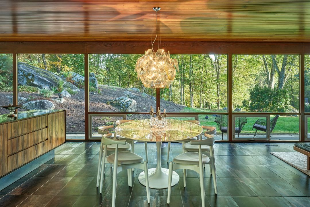 Richard Neutra Glen House Stamford Dining Room