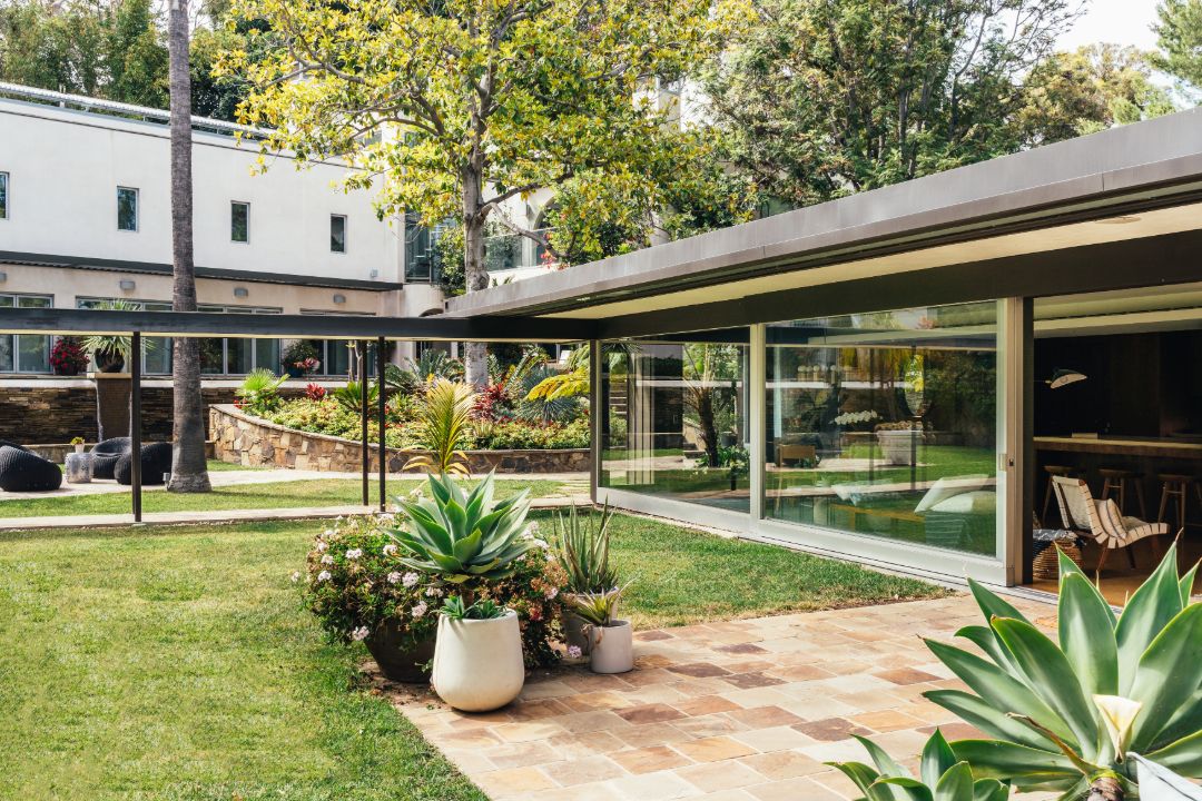Richard Neutra Pacific Palisades Case Study House Courtyard