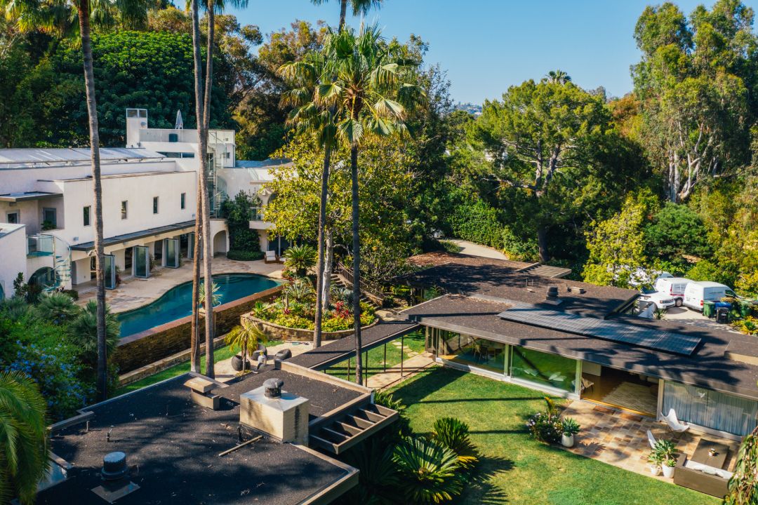 Richard Neutra Pacific Palisades Case Study House Aerial