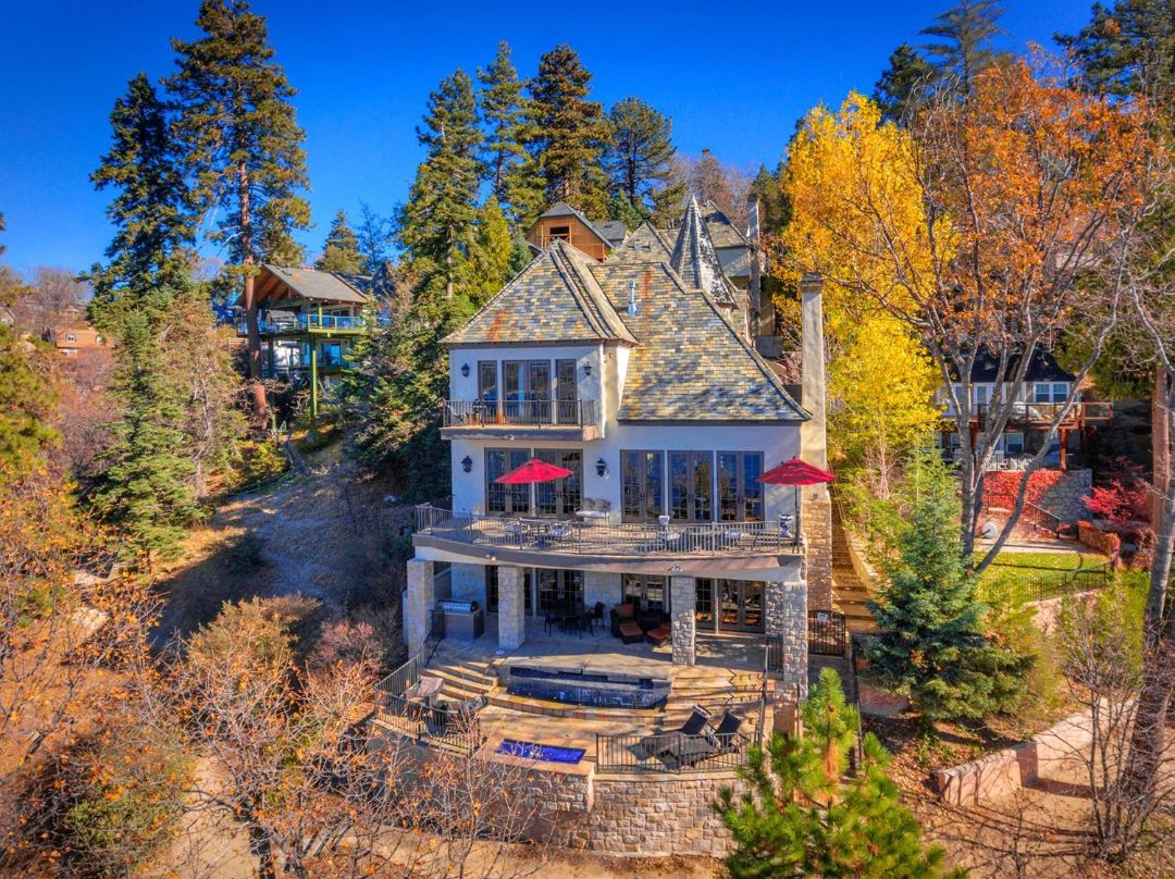 Sammy Hagar Van Halen Lake Arrowhead Home Exterior