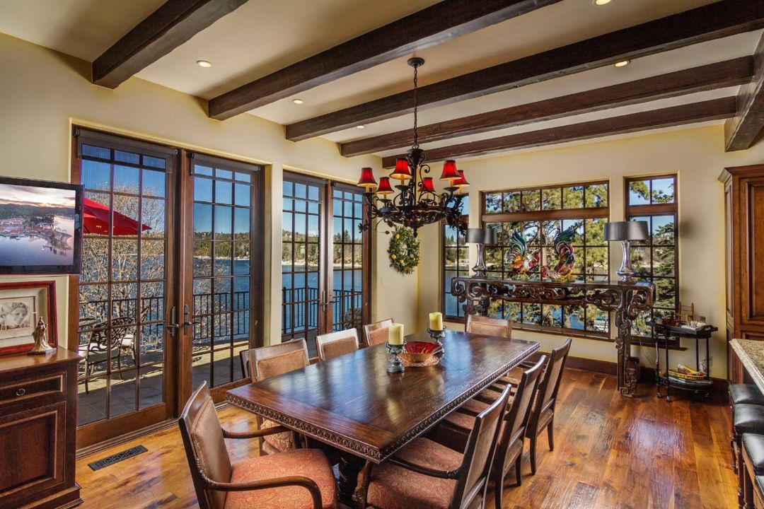 Sammy Hagar Van Halen Lake Arrowhead Home Dining Room