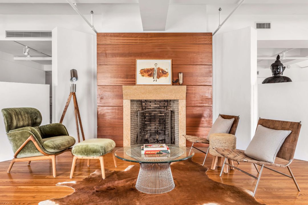 Susan Sarandon Chelsea Duplex Fireplace