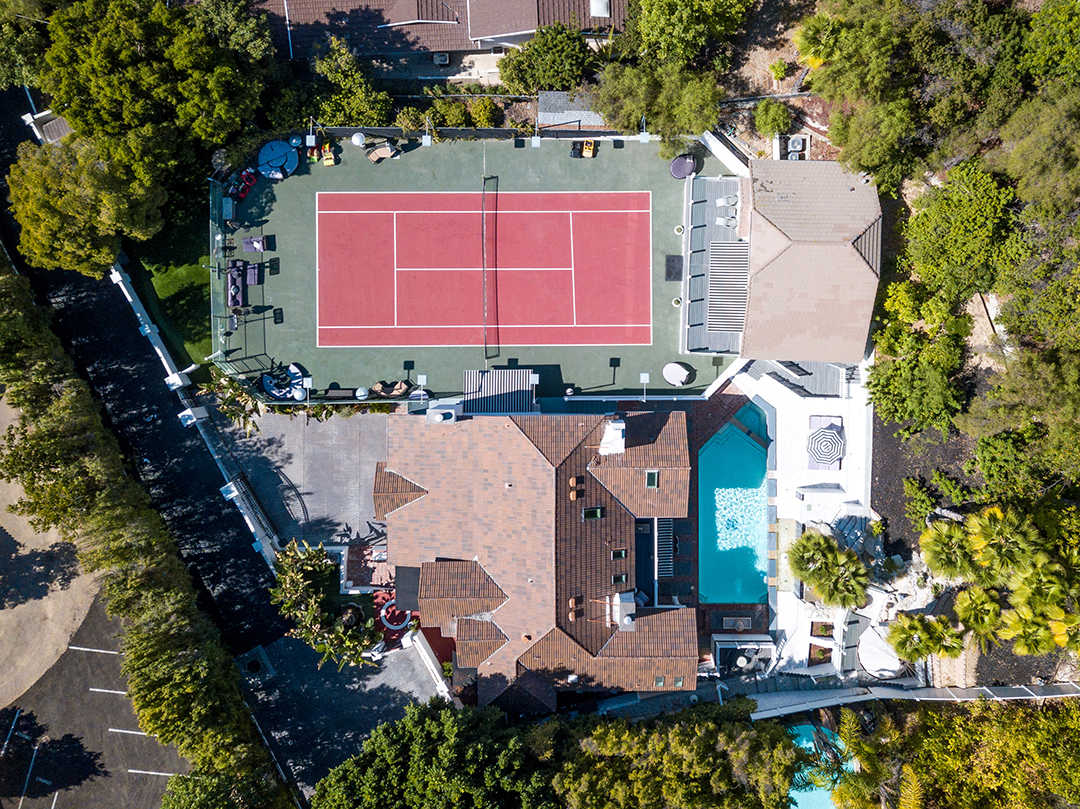 The Jackson 5 Compound Is For Sale In Encino Aerial C