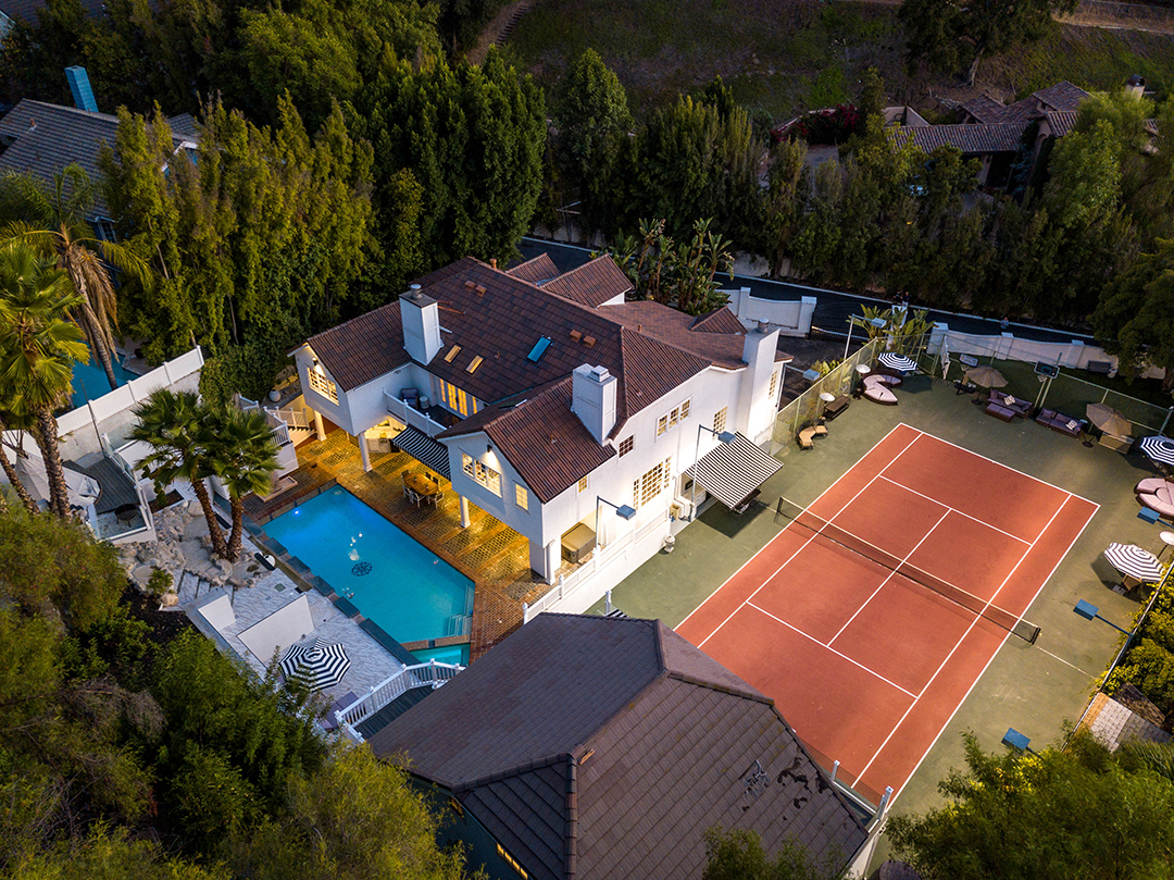 The Jackson 5 Compound Is For Sale In Encino Aerial