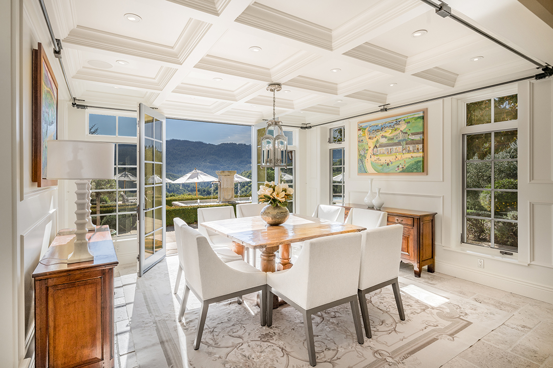 Tour A Dramatic Napa Valley Estate On 47 Acres Asking 7 9m Dining