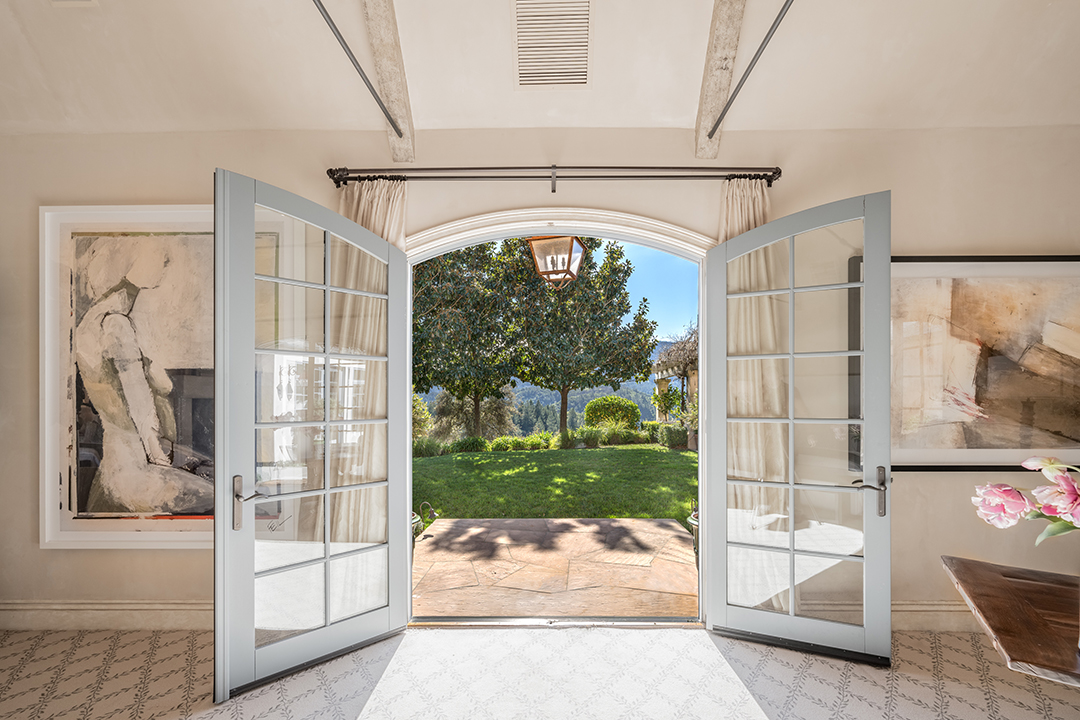 Tour A Dramatic Napa Valley Estate On 47 Acres Asking 7 9m French Doors