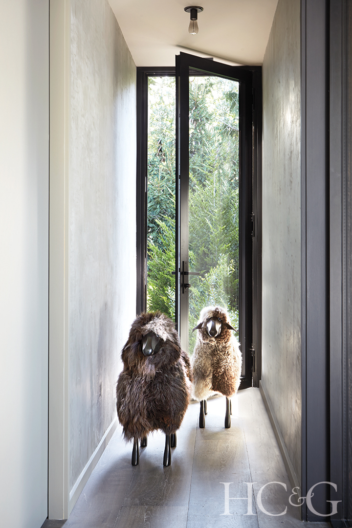 East Hampton Hallway With Sheep