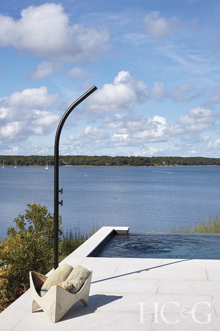 East Hampton Infinity Pool And Outdoor Shower