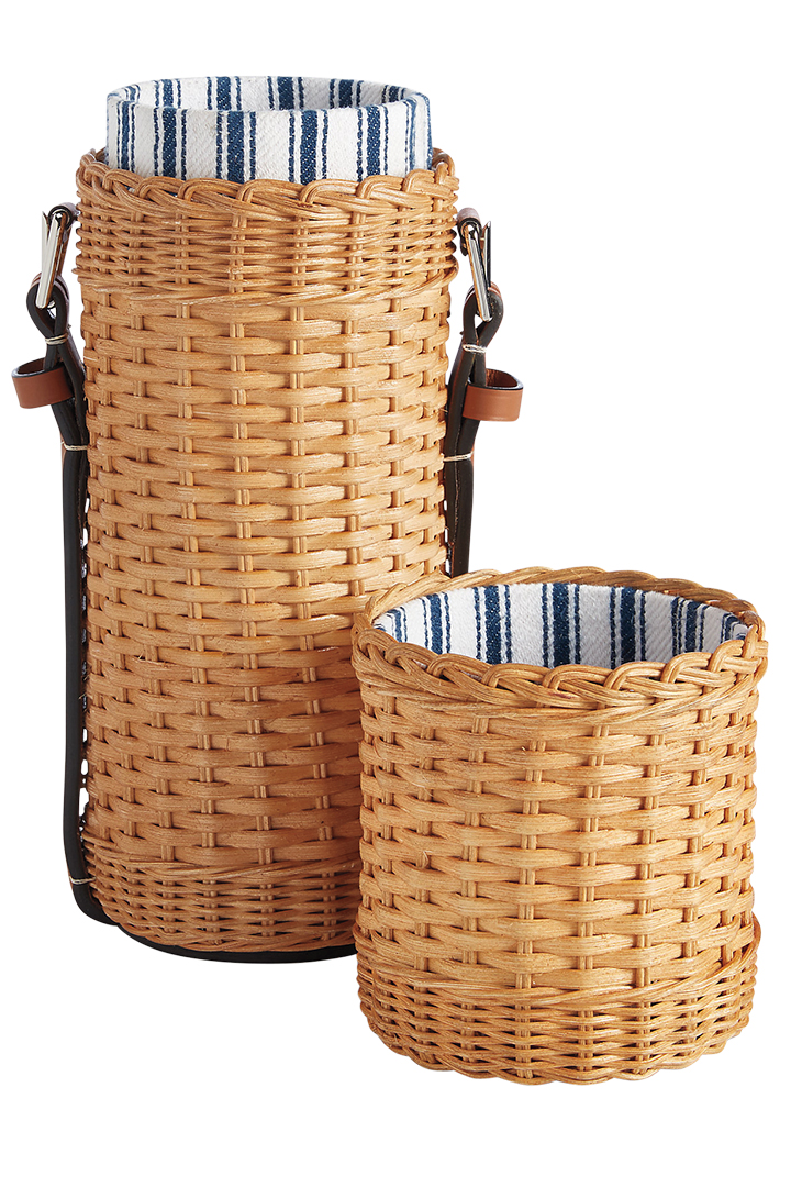 Wicker Wine Tote