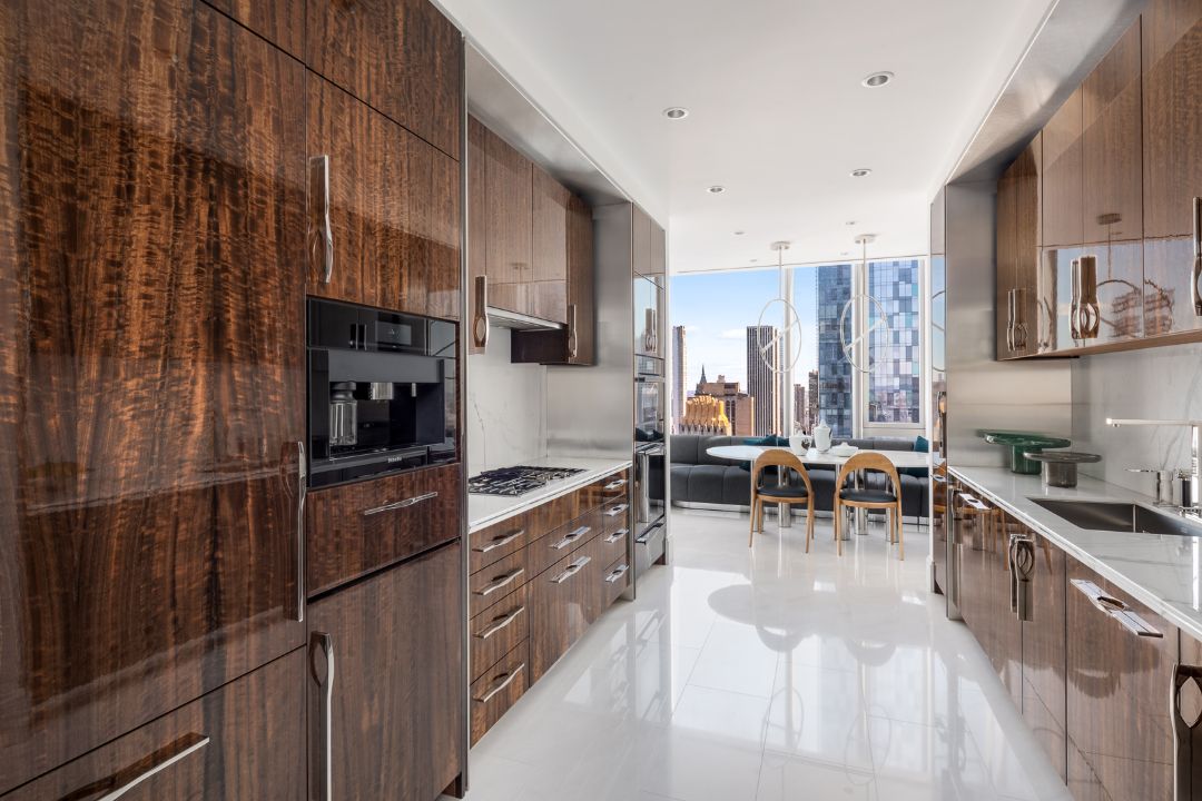 Central Park Worlds Tallest Condo Kitchen