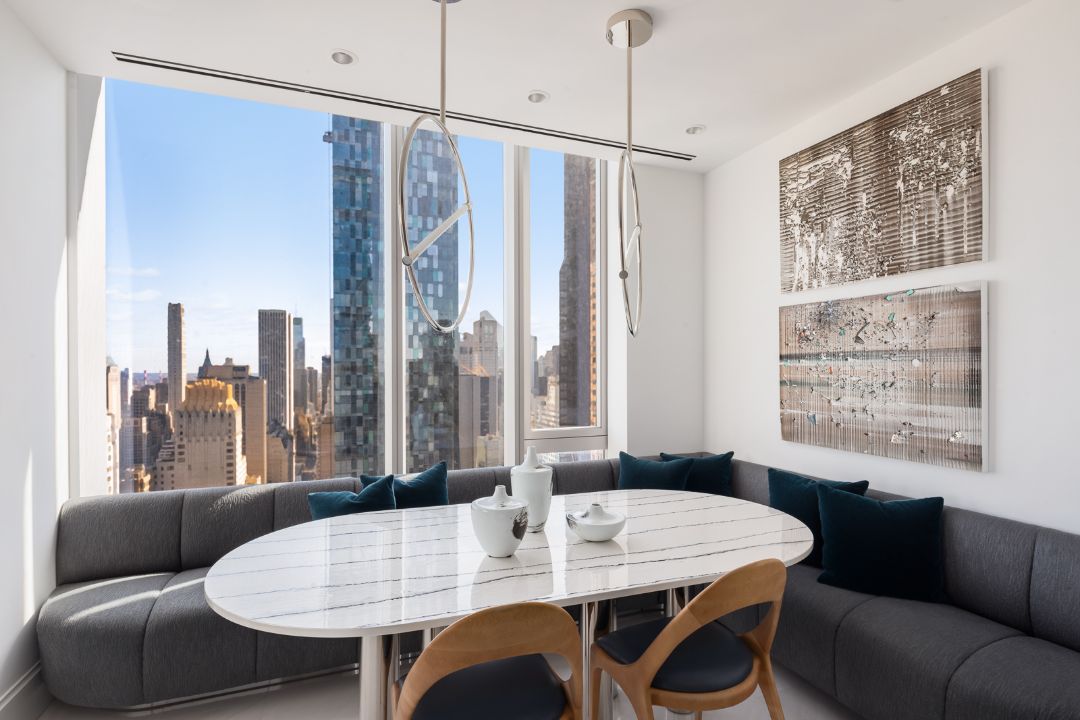 Central Park Worlds Tallest Condo Breakfast Nook