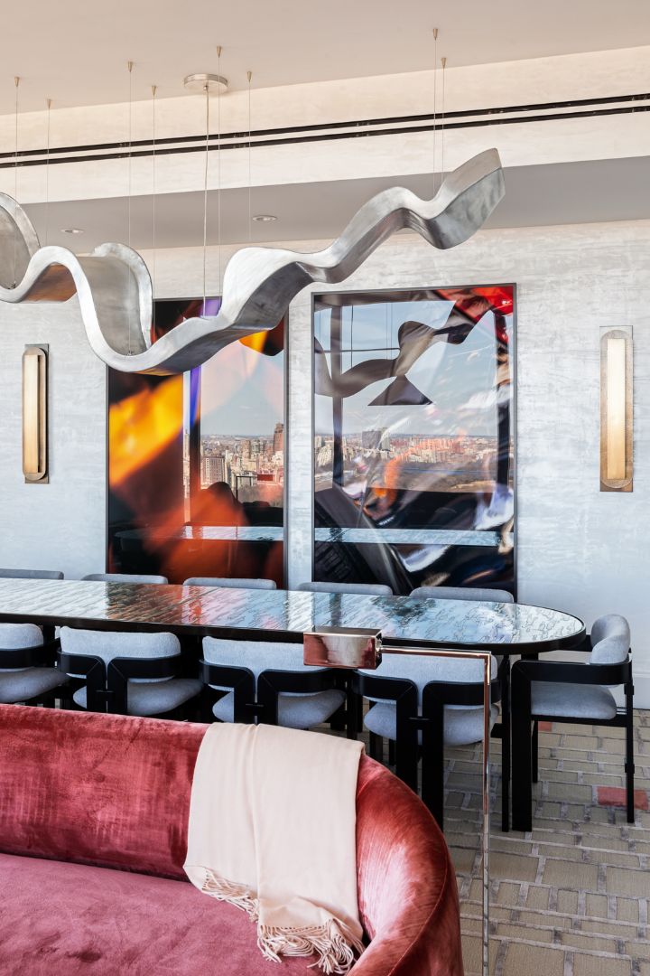 Central Park Worlds Tallest Condo Dining Room