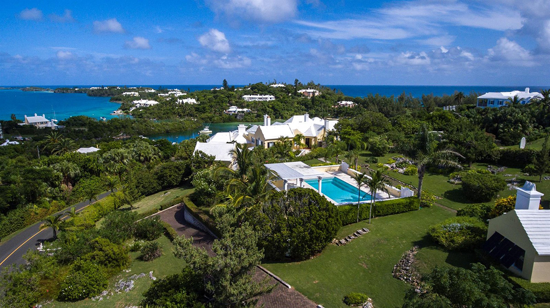 Dream Bermuda Home In Sought After Tuckers Town For Sale 8 8m Aerial C