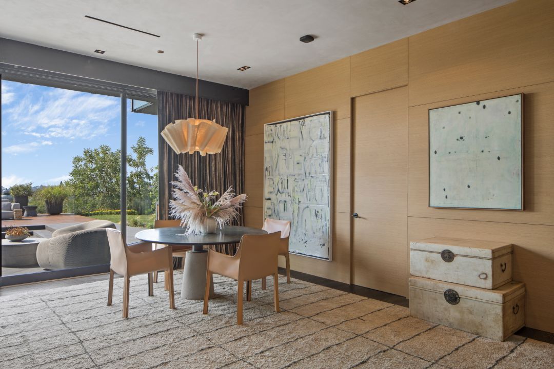 John Legend Chrissy Teigen Beverly Hills Home Breakfast Table