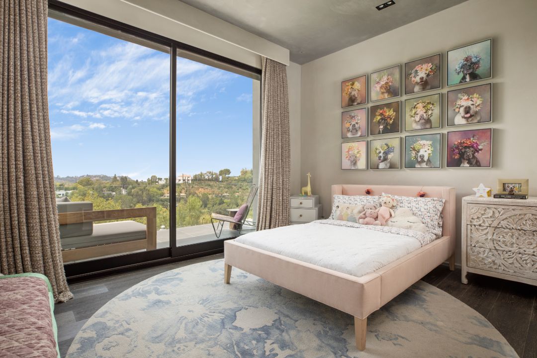 John Legend Chrissy Teigen Beverly Hills Home Luna Bedroom