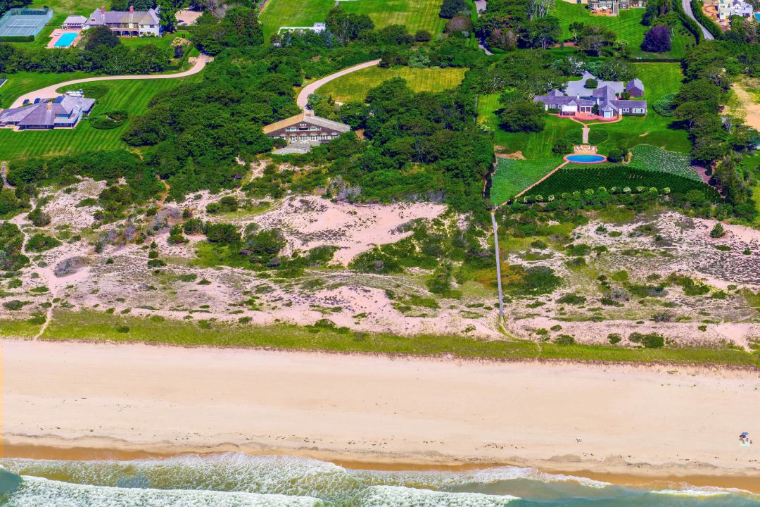 Life Savers Heiress East Hampton Oceanfront Estate Drone Shot I