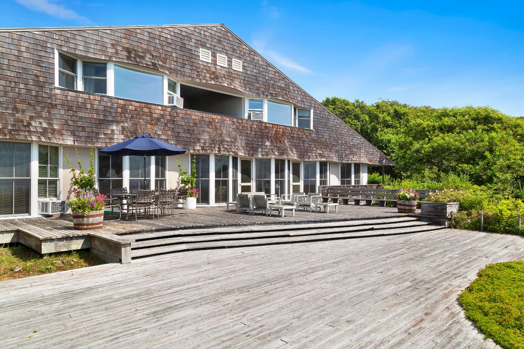 Life Savers Heiress East Hampton Oceanfront Estate Deck