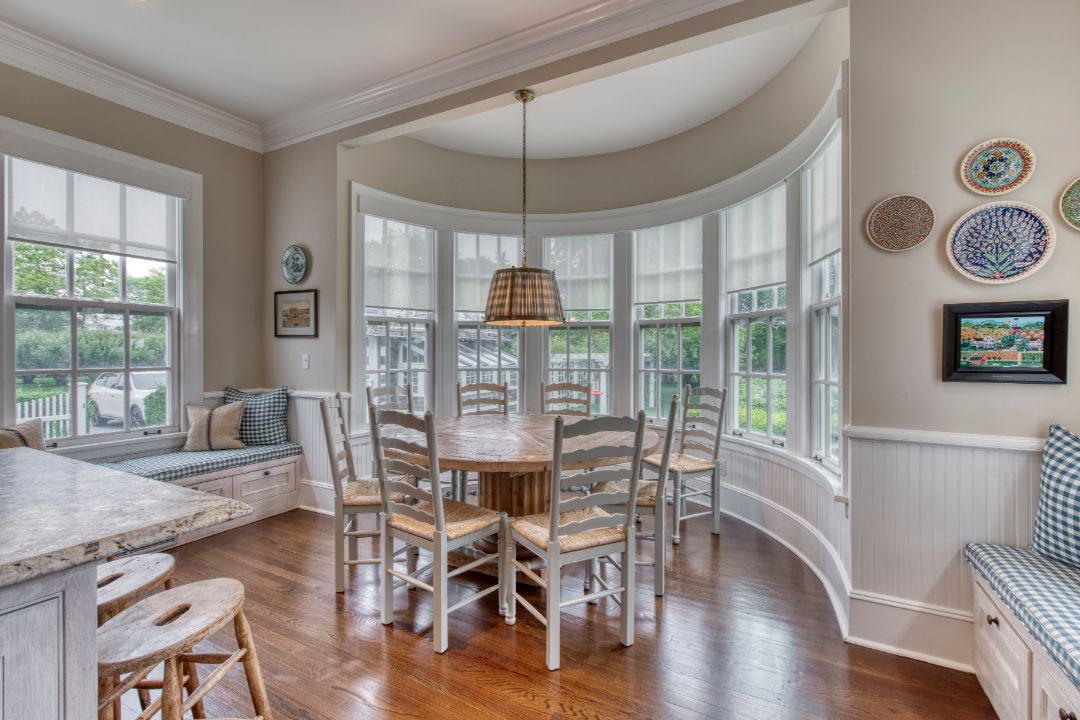 Quogue Hamptons Historic Estate Breakfast Nook