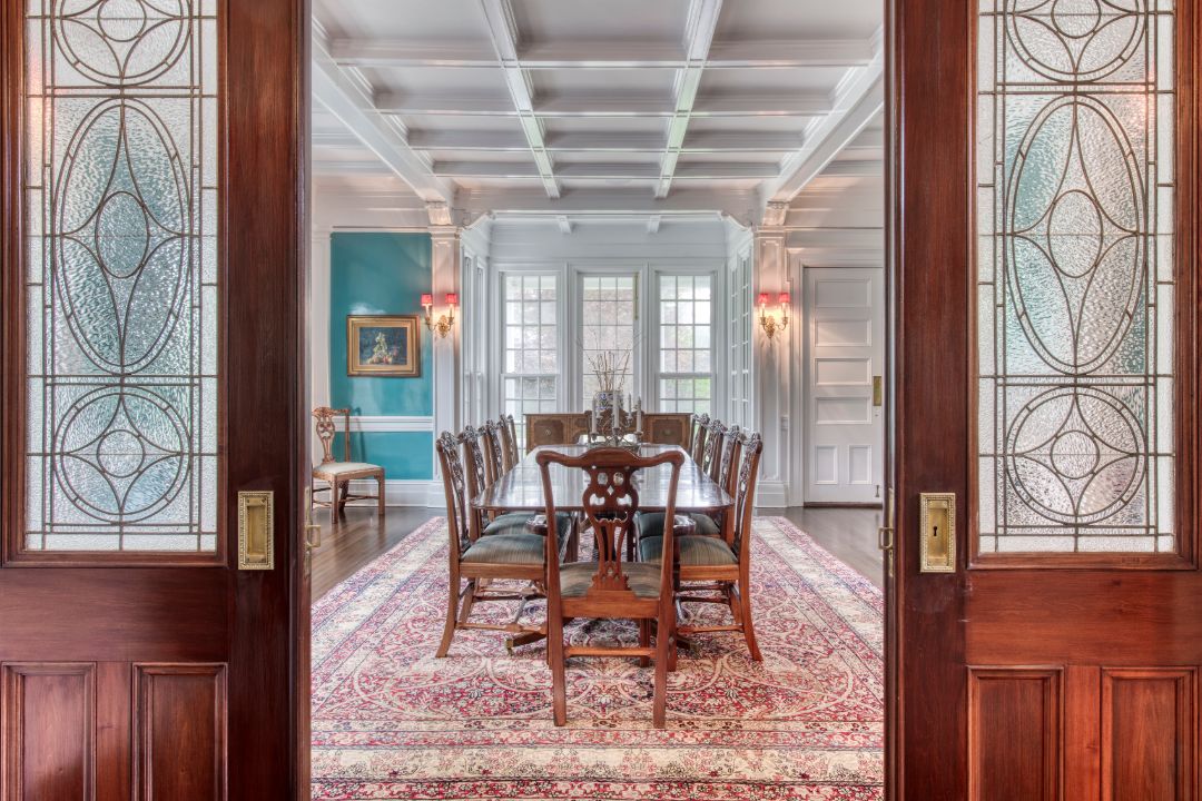 Quogue Hamptons Historic Estate Dining Room